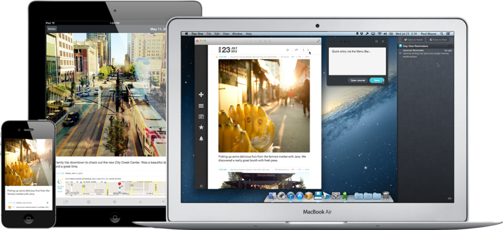 Day One App for iPhone, iPad, and Mac